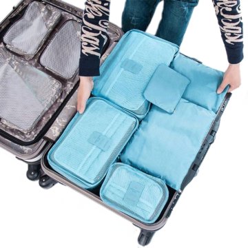 Sada cestovních organizérů pro přehledné uspořádání zavazadla